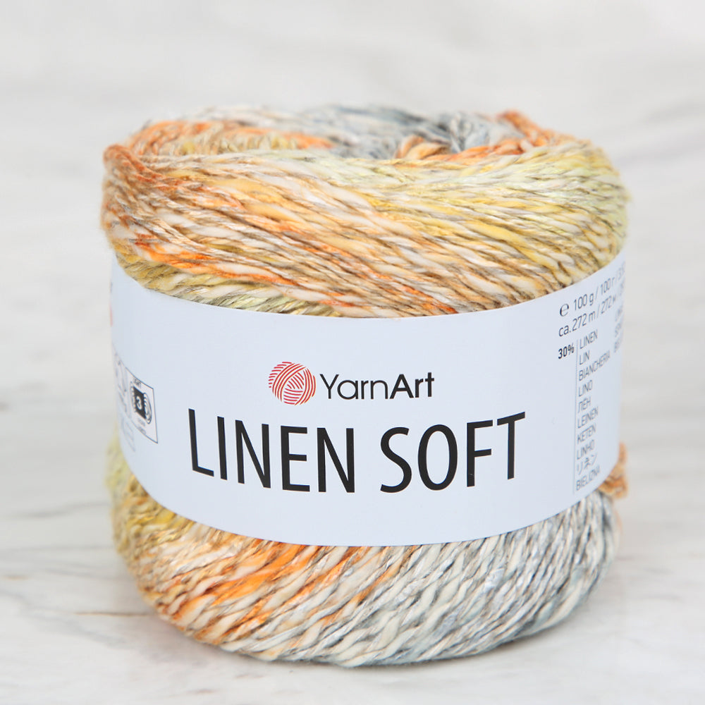 YarnArt Linen Soft Ebruli El Örgü İpi - 7403